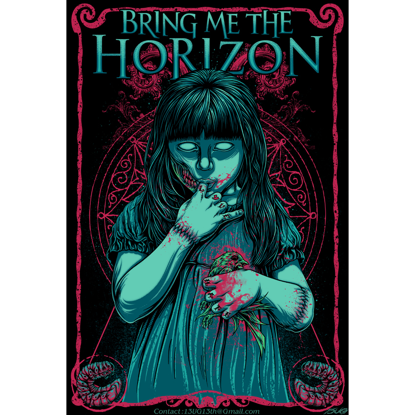 Poster Banda Bring Me the Horizon Singer Oliver Sykes Can You Feel
