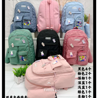 Mochila Feminina Tecido Impermeável Escolar Para Notebook Premium