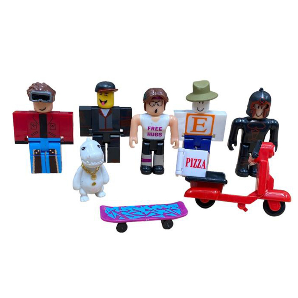 Kit 6 Figuras Bonecos Roblox Avatar Articulado Infantil Envio Imediato Shopee Brasil 