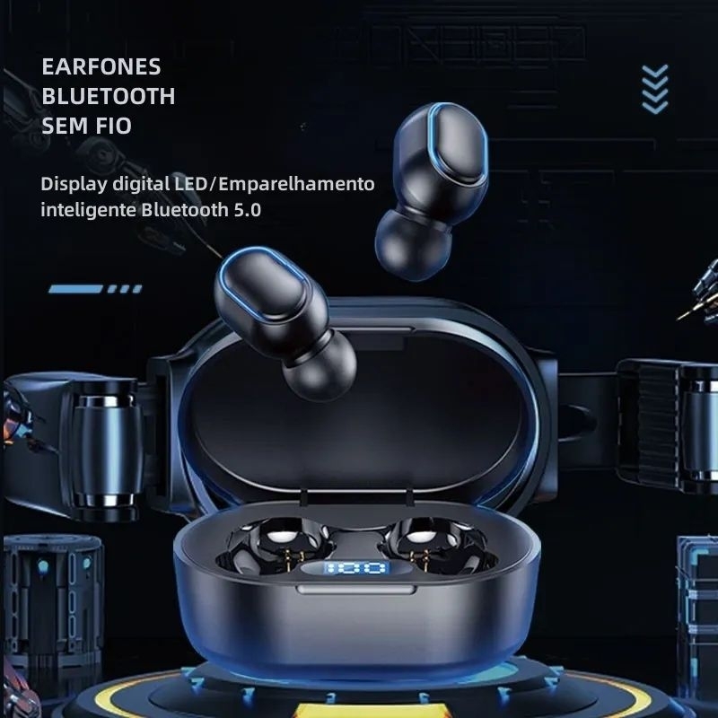 Fones De Ouvido Bluetooth Tws In Ear Bluetooth 50 Display Digital ...