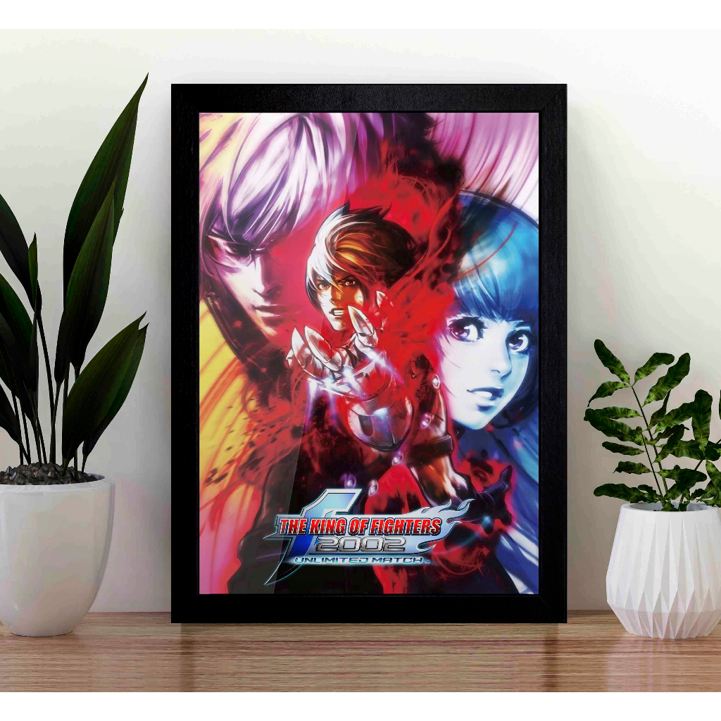 Quadro The King of Fighters - KOF Classico A3 com Acrílico Na Frente ...
