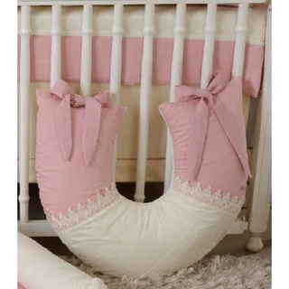 Almofada Amamentar Menina Sofia Rose Blush 100% Algodão em Oferta na Shopee
