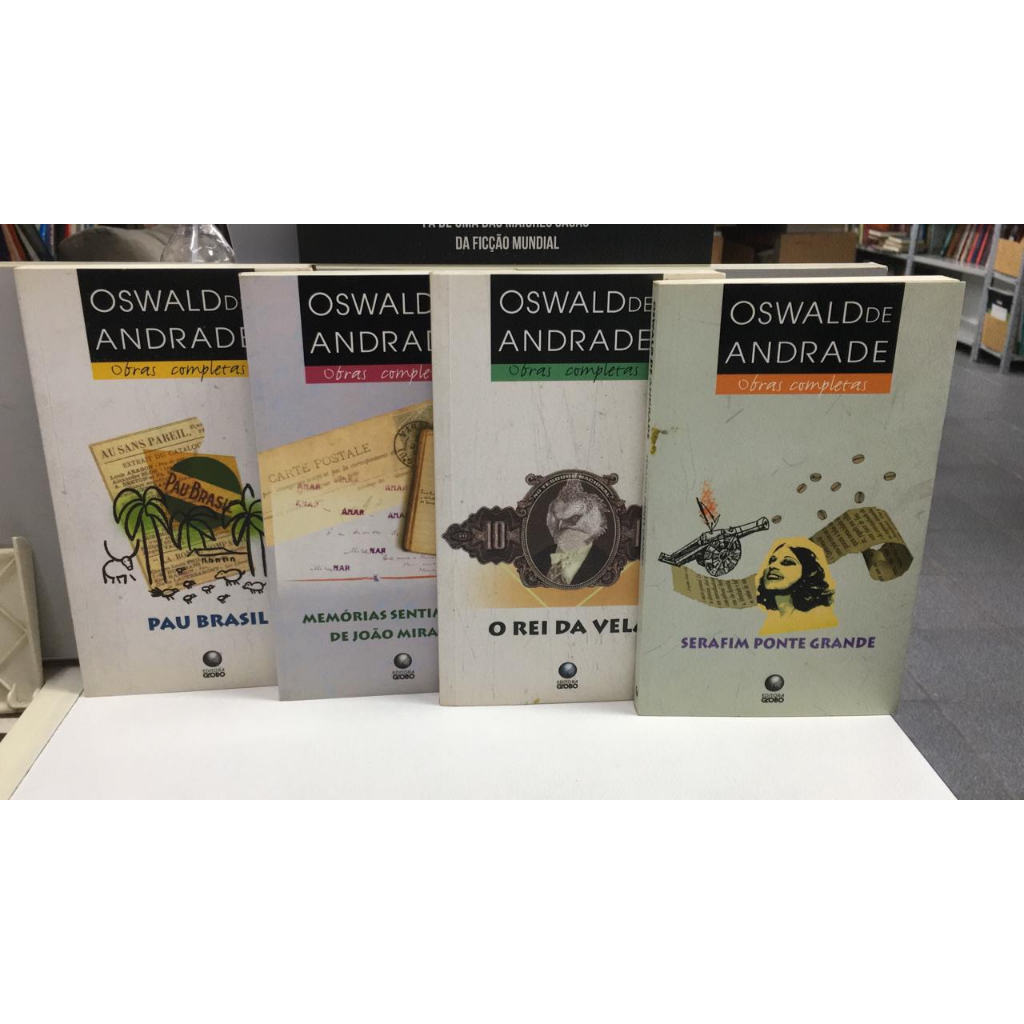 KIT - 4 LIVROS - COLEÇÃO OSWALD DE ANDRADE: OBRAS COMPLETAS - LIT ...