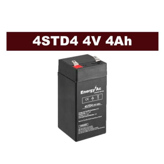 Bateria 4v 4ah para balanças, alarmes e brinquedos