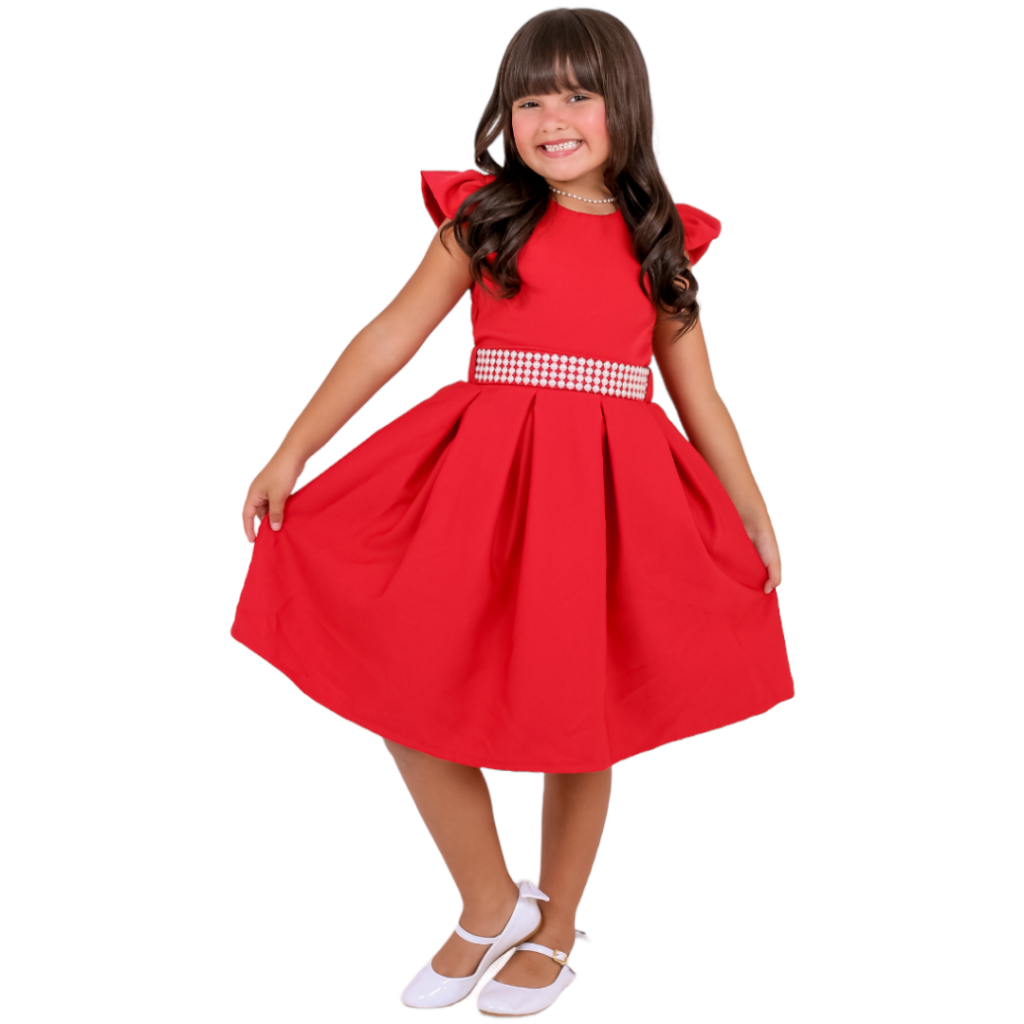 Modelo best sale vestido menina