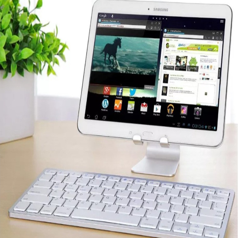 Teclado Tablet Universal Padrão Apple Sem Fio Wireless