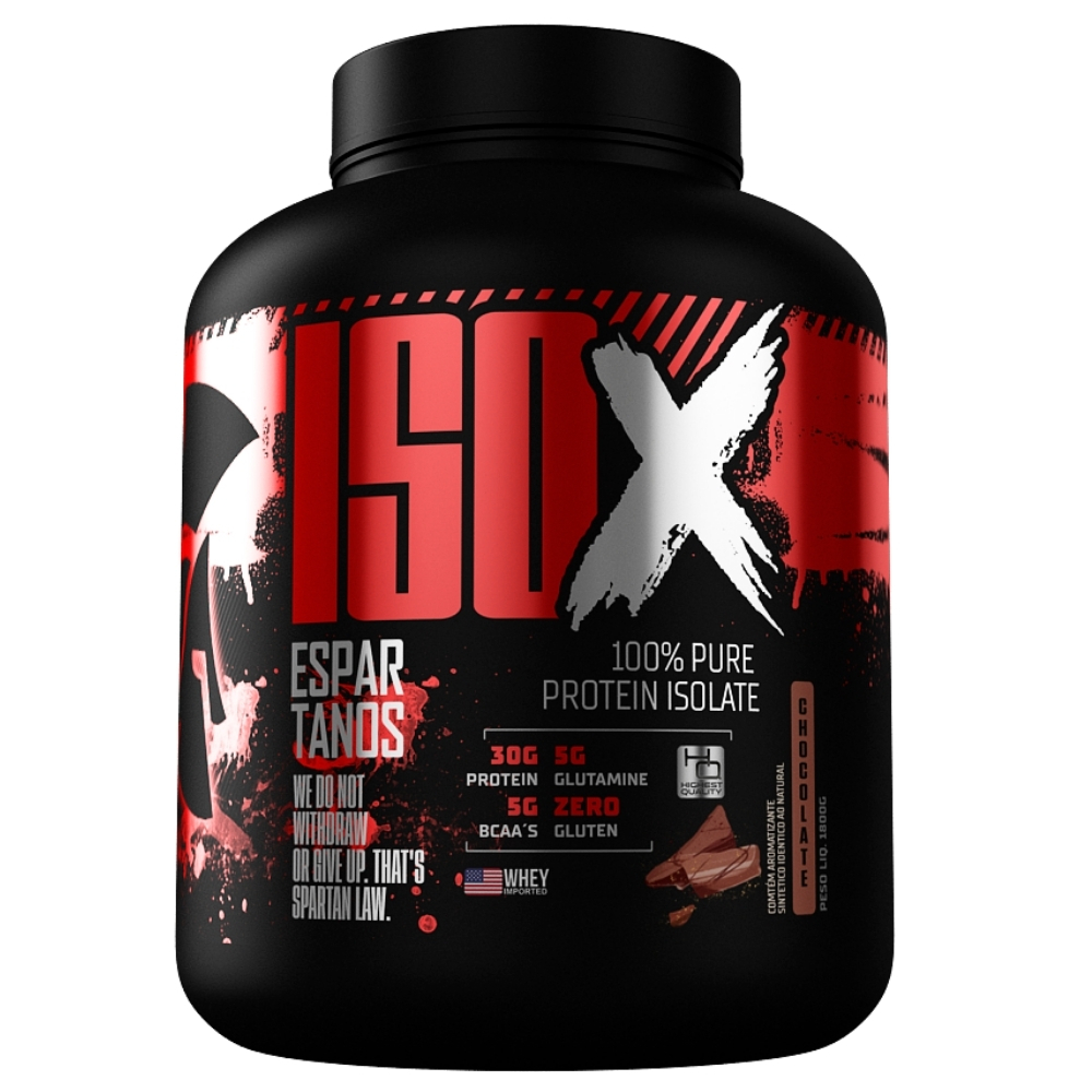 Whey Protein Isolado ISO X 100% Pure Isolate 1800g – Espartanos