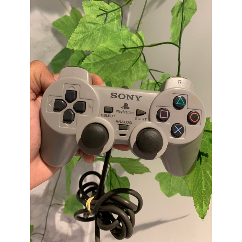 Controle Dual Shock Original Cinza para ps1 Fat funcionando ...