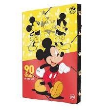 Pasta Escolar Plástica Com Elástico Mickey 30mm - Dac
