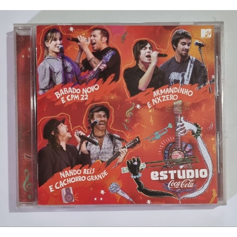 CD Estúdio Coca-Cola - Nando Reis, CPM 22, Cachorro Grande, Babado Novo e NxZero