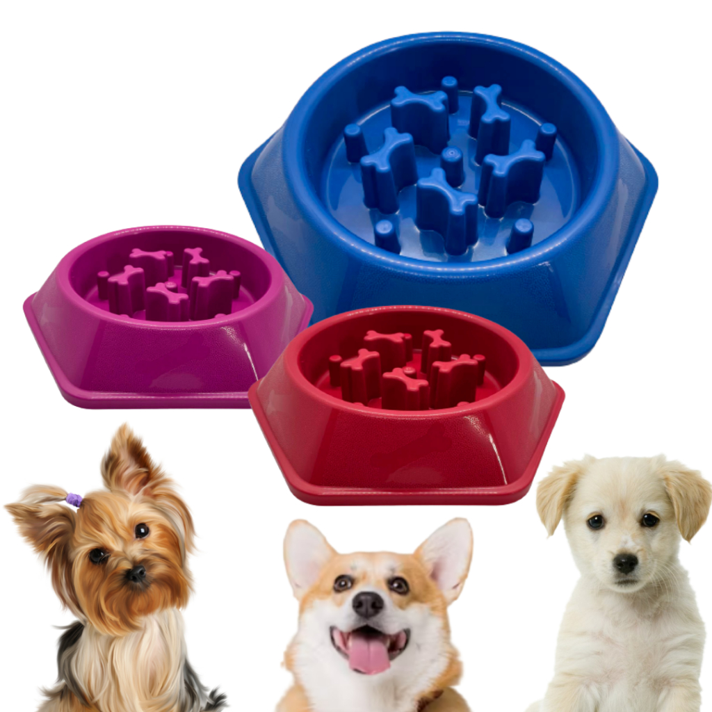 Comedouro Educativo Lento Pet Interativo Pote Ração Labirinto Cachorro Cães