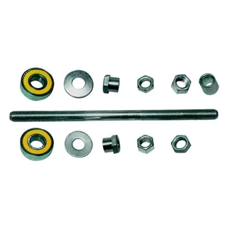 Kit Eixo Traseiro Com Rolamento 29mm Adaptação Bike Bicicleta Completo