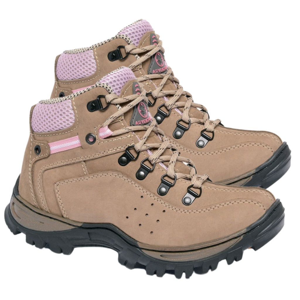 Coturno Adventure Feminino De Couro Legitimo De Trilha | Shopee Brasil