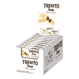 Chocolate Trento Mini Branco Dark C/16un De 16g - Peccin