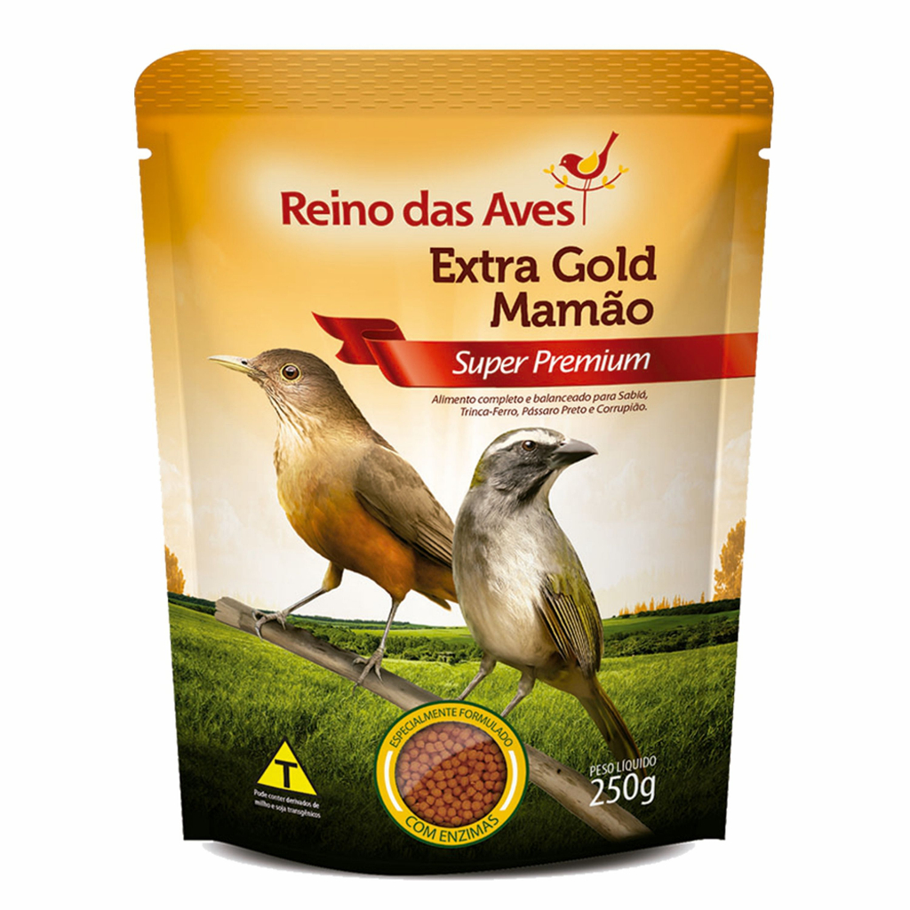 Ração Extra Gold Mamão 250g