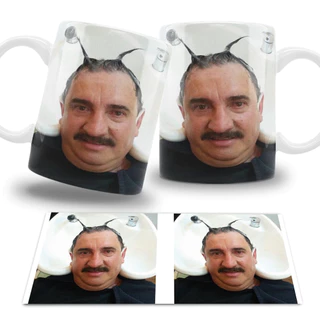 Caneca Personalizada Ratinho Meme Hoje Eu To o Cão De Brabo!