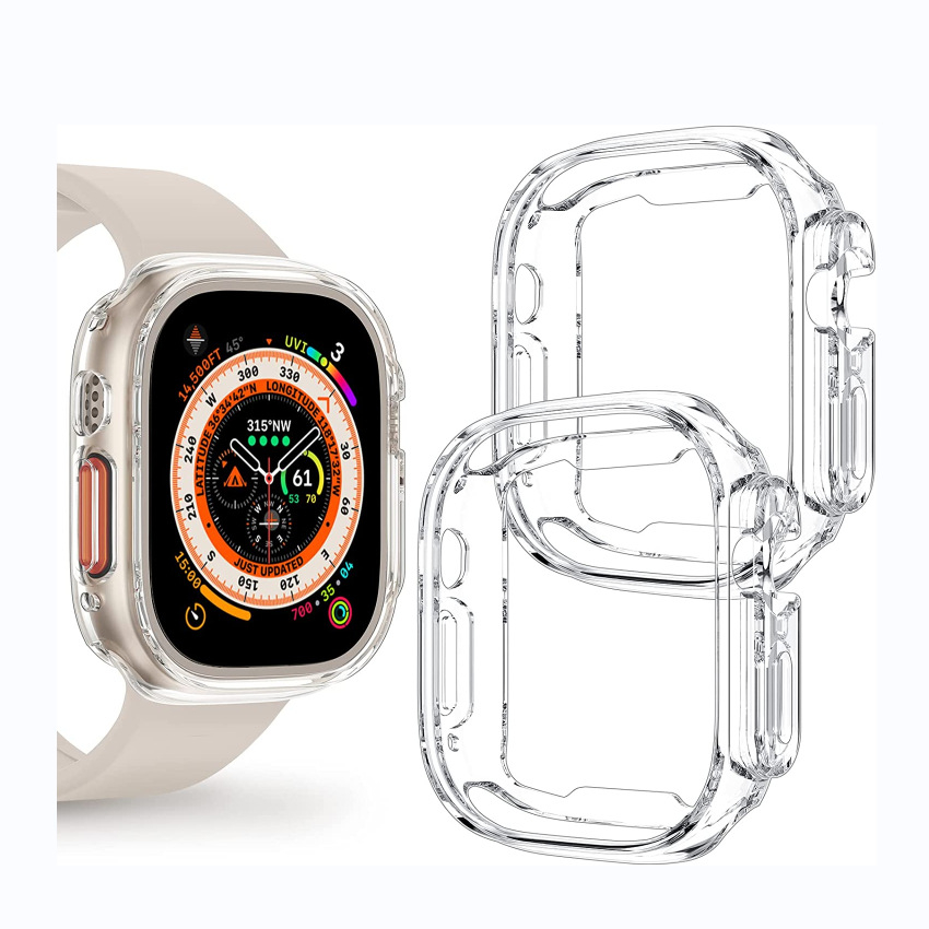 Capa Case aberta Silicone Tpu Smart Watch Ultra 49mm E X8 49mm