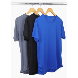 KIT com 3 camiseta básica drifit premium camisa masculina lisa com proteção UV30 para academia corrida super top barato