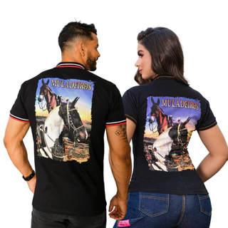 Camisas Casal Country Muladeiros Original Feminina Masculina
