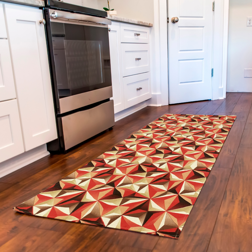 Tapete Impermeável Antiderrapante Passadeira Para Cozinha Corredor 1,35 X 0,45