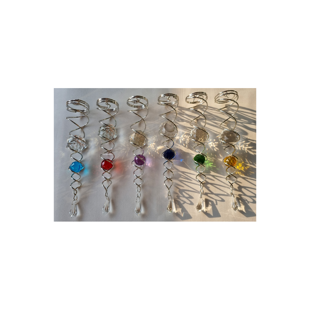 Feng Shui Suncatcher Set 8-tlg - Kristalle Für Regenbogeneffekt 38-63mm