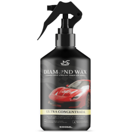 Cera Cristalizadora Diamond Wax Premium Brilho Intenso e Fácil