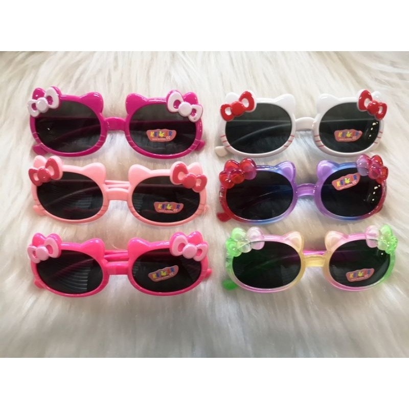 óculos de sol moda infantil gatinha Hello Kitty rosa menina | Shopee Brasil