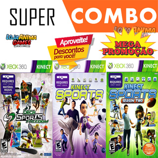 Box e manual em português do jogo Xbox 360 kinect sports. - Casa