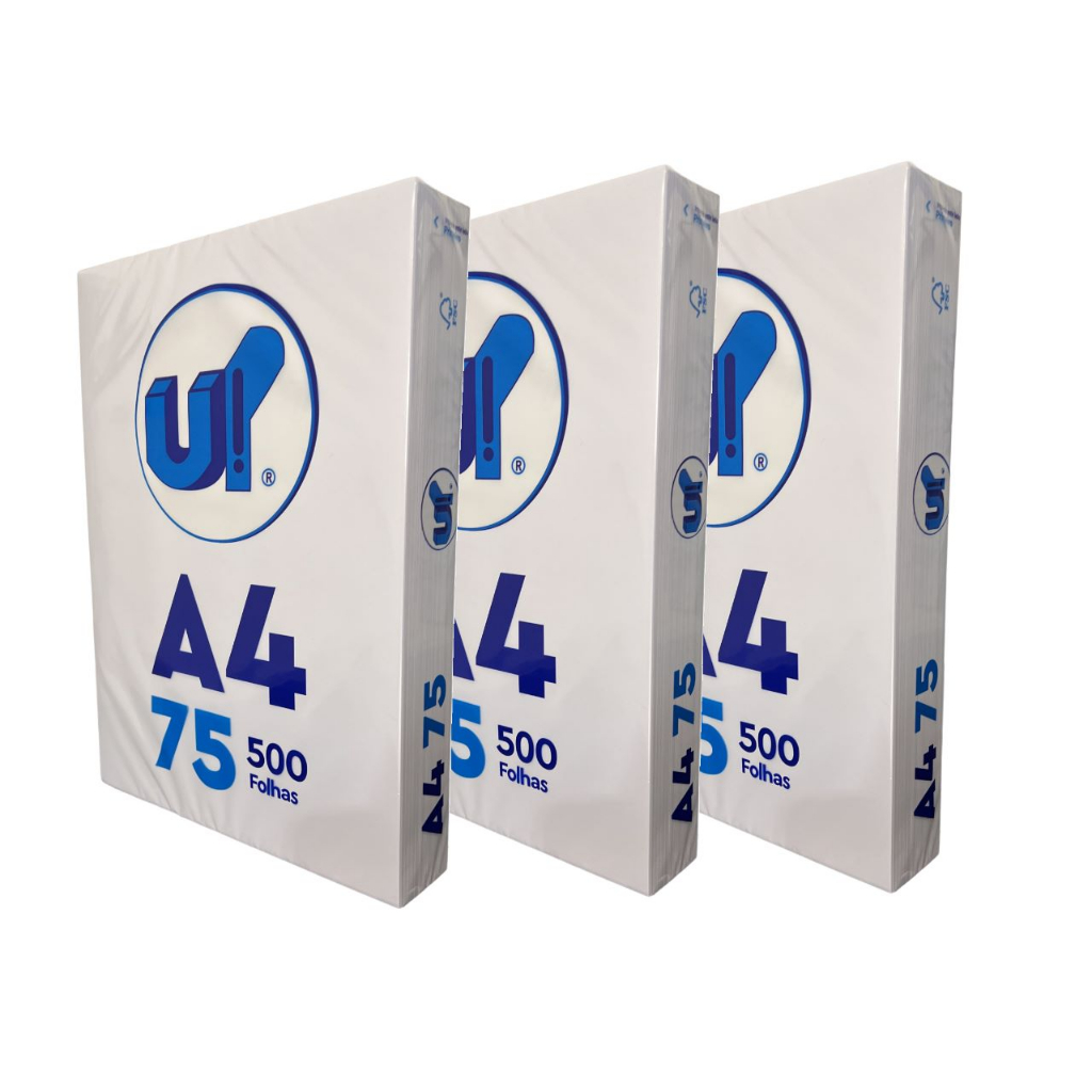 Papel Sulfite A4 73g 210mmx297mm Caixa Com 10 Resmas 5000 Folhas Up Cx 1 Un Shopee Brasil 8630