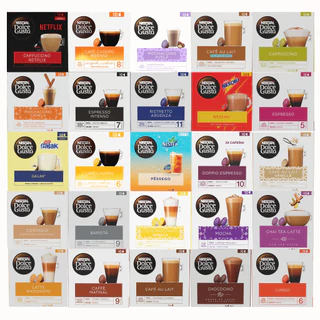 Caixa Café Dolce Gusto 10 Cápsulas Para Máquina Dolce Gusto Sabores A Sua Escolha Original em Oferta na Shopee