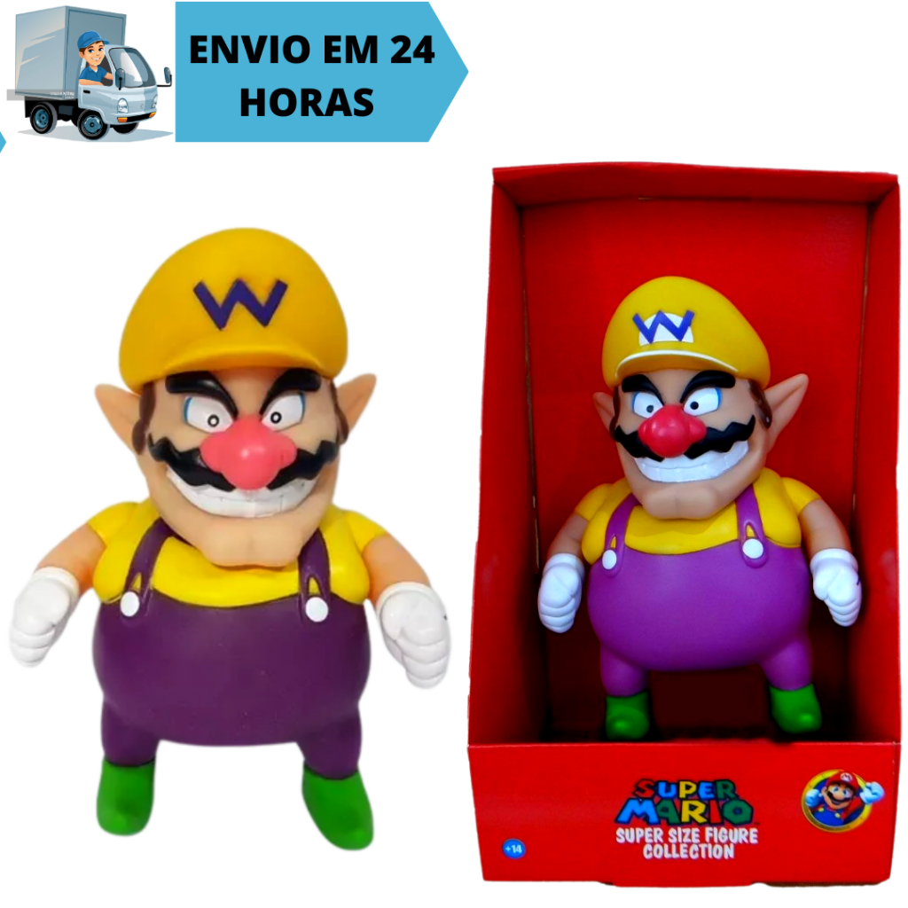 Pelúcia Personagens Turma do Mario Bros Video Game Bonecos Luigi Koopa  Cogumelo Toad Yoshi