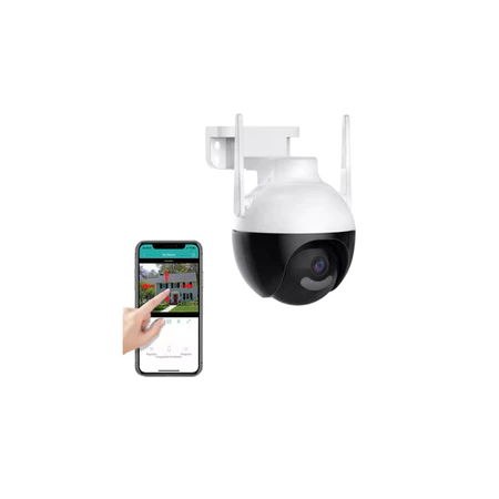 Camera Segurança A18 Dome Wi fi Visão Noturna A Prova Dagua App ICsee