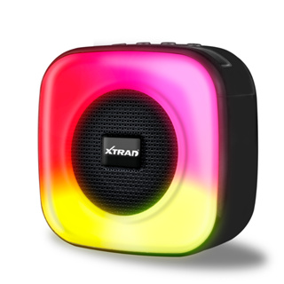 Caixa de som Bluetooth RGB Mini portátil potente quadrada Xtrad MK-2003