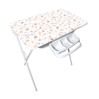 Banheira Luxo Com Suporte Dobrável, Trocador e Saboneteira, 25l, até 30kg - Little Princess