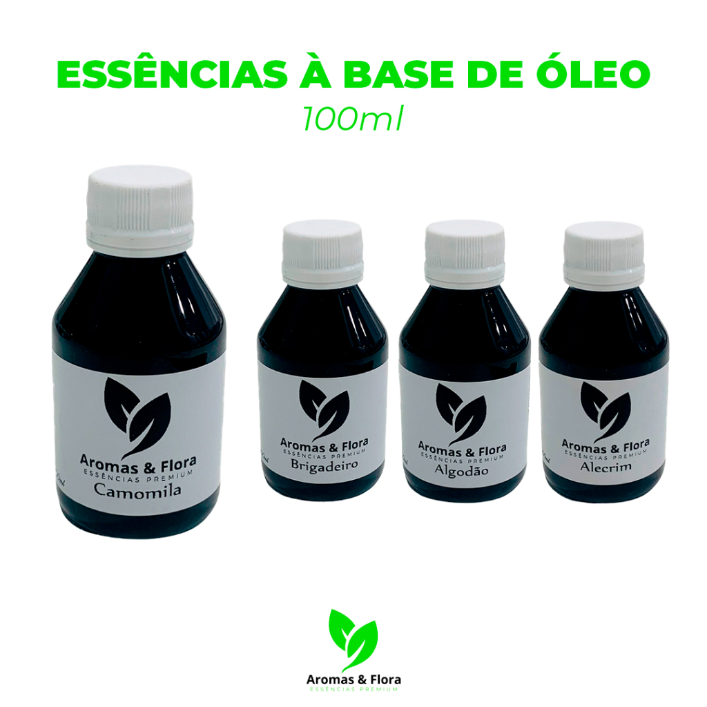 Essência concentrada Base Óleo 100 ml (Diversas Opções)