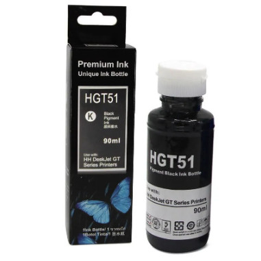 Refil Preto Garrafa De Tinta Compatível Gt51 Gt52 Gt53 P/ Gt5810 - Premium