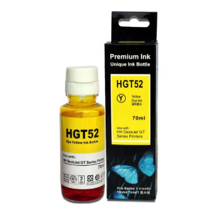 Tinta HP GT52 Amarela Corante | Compatível | 70 ML