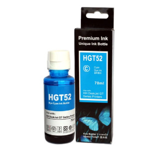 Tinta HP GT52 Azul Corante | Compatível | 70 ML