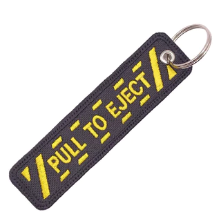 Chaveiro Traja Bordada Persoanlizado - Pull to Eject