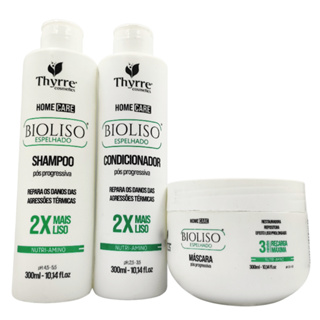 Kit Home Care Shampoo Condicionador Máscara Pós Progressiva Tratamento Profissional Thyrre
