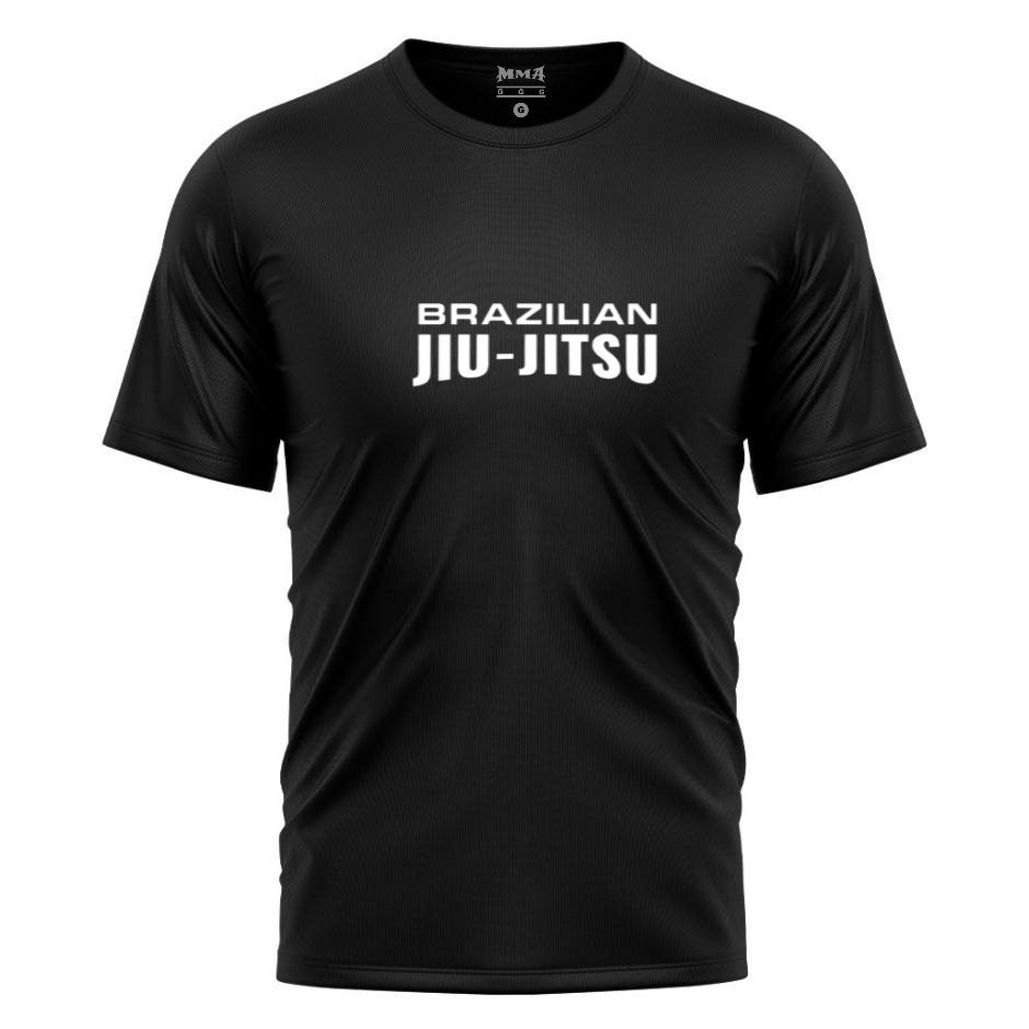 Camisas Arte Marcial BRAZILIAN JIU JITSU Dry Fit Luta Academia Masculino Esportivo
