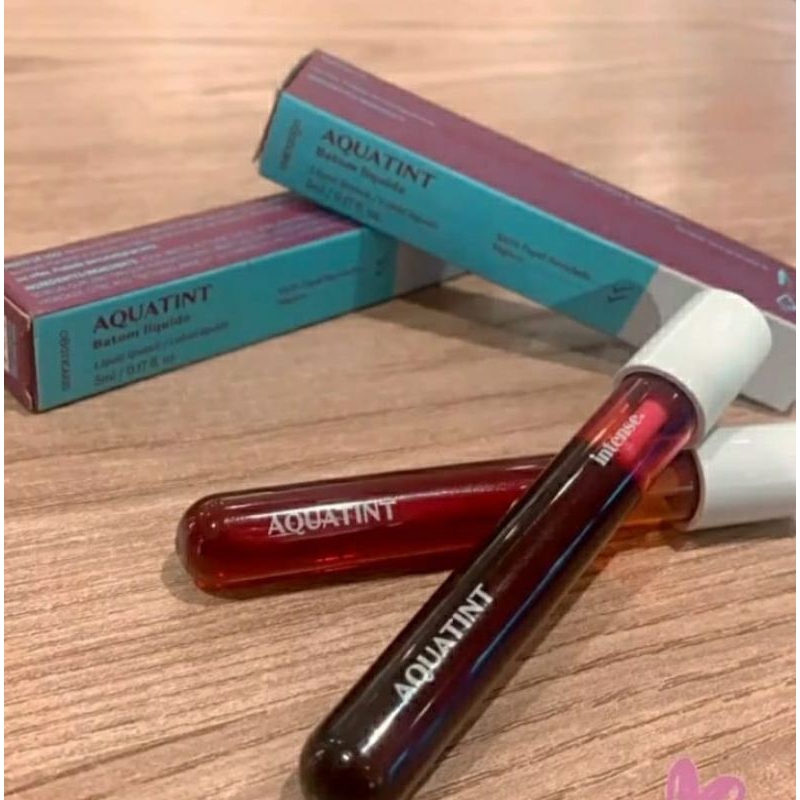 Batom Líquido Aquatint Intense 5ml O Boticário | Shopee Brasil