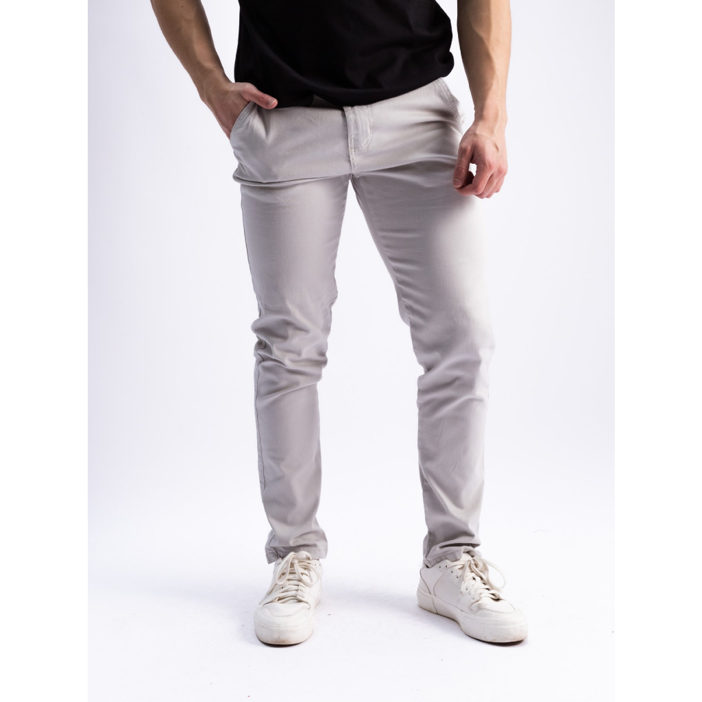 Calça Sarja Masculina Slim Com Elástico Premium