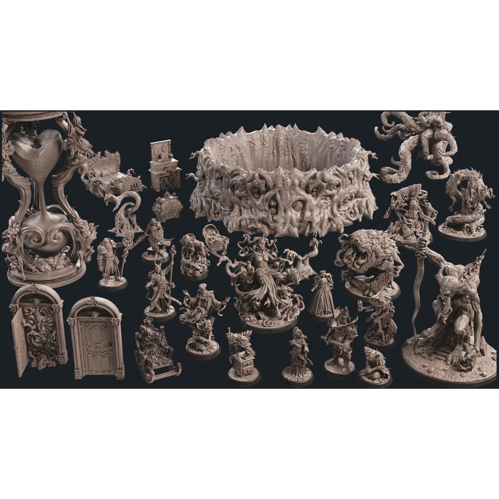 MINIATURAS de Tabuleiro e RPG Dungeons & Dragons Coleção - Curse of Torpor- LOOT STUDIOS