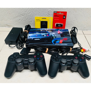 Vídeo Game Playstation 2 Ps2 Slim Completo+ 02controles+ 43 J0gs