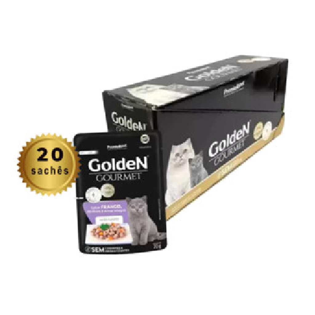 Ração Golden Gatos Filhotes Sabor Frango 3 Kg - petbox