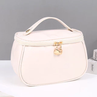 Bolsa Necesseire de Maquiagem à prova d'água de grande capacidade Multicompartimentos versão coreana Su