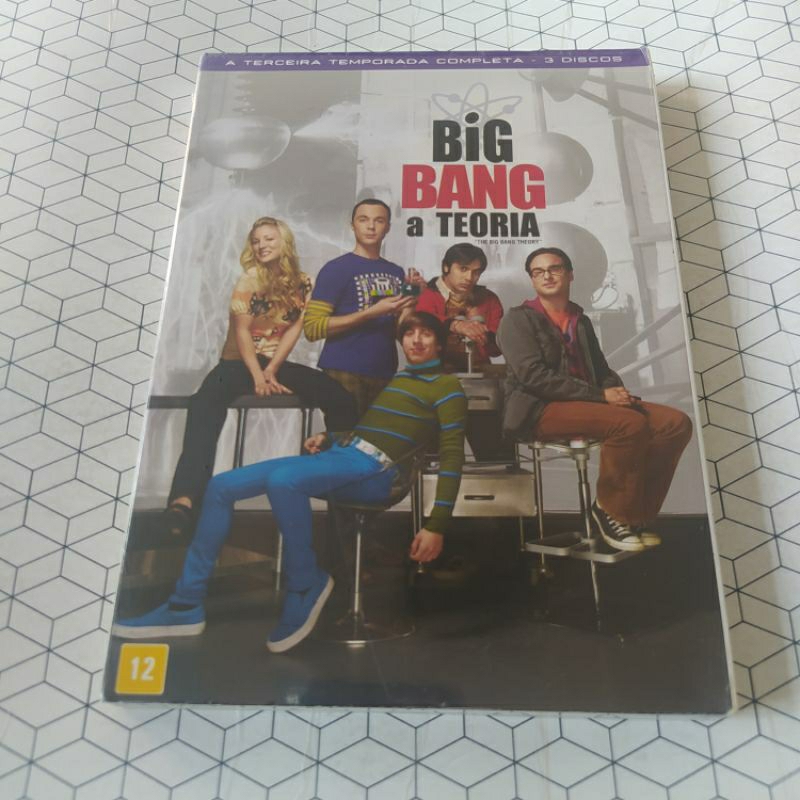 Box original lacrado Big Bang a teoria 3ª terceira temporada completa ...