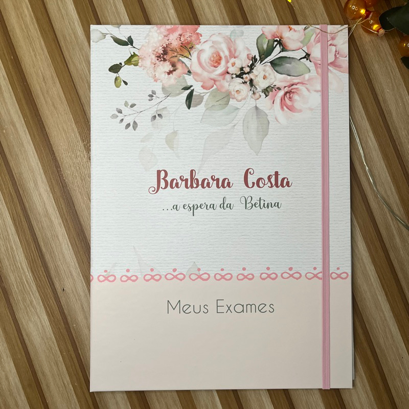 Pasta Catálogo Gestante Personalizada | Shopee Brasil