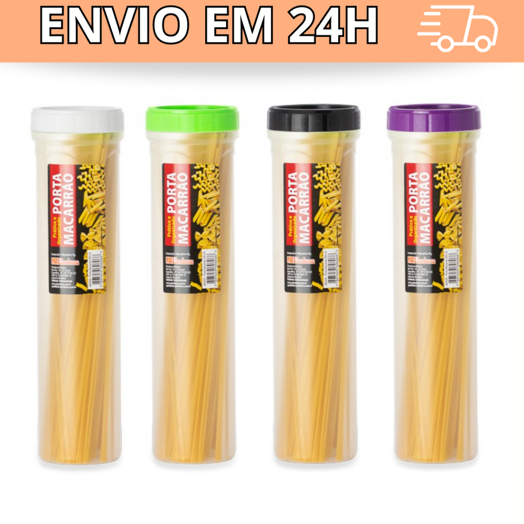 Pote Porta Macarrão em Plastico 950ml
